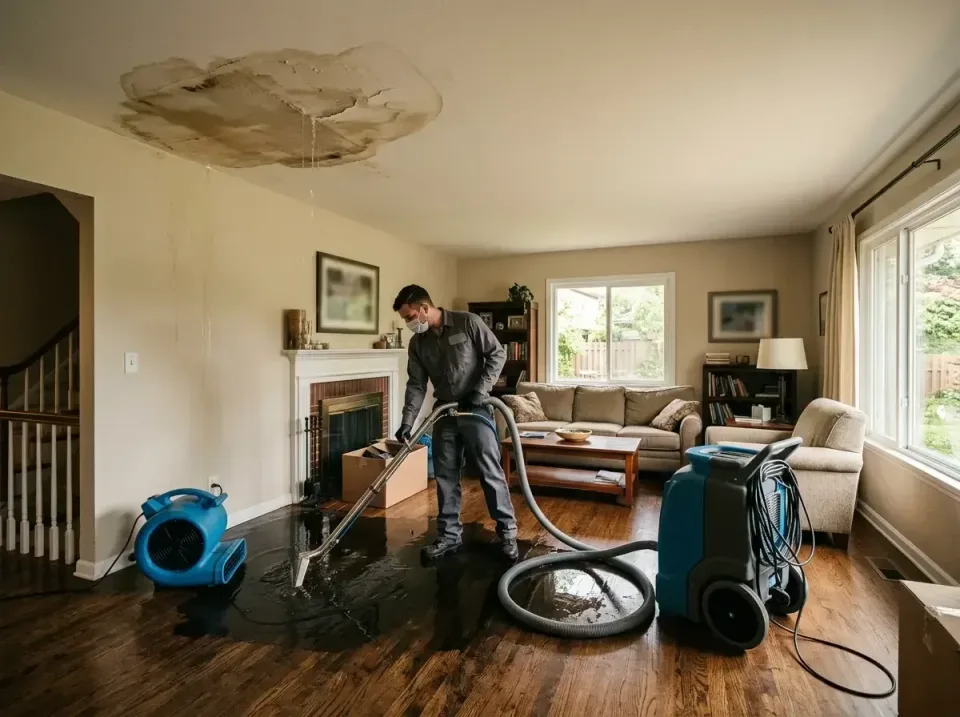 attic-pipe-burst-ceiling-drip-008 — frequently asked questions, Water Damage Restoration & Carpet Care in Blakely, PA